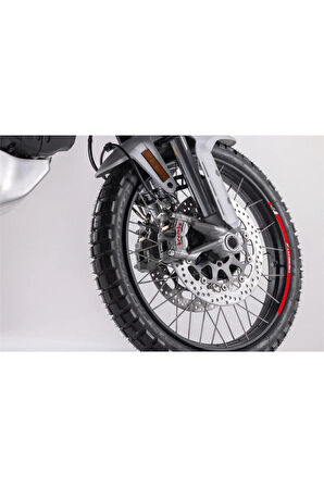 Ducati Desert X Jant Dışı Beyaz Şerit Sticker Model