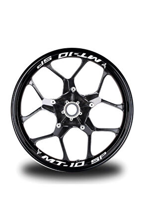 Mt - 10 Sp Yazılı 8Li Jant İçi Yazı Sticker Etiket