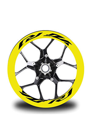Yzf R1 Yazılı 8Li Jant İçi Yazı Sticker Etiket