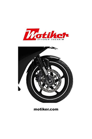 Gold Yamaha R25 Jant Dışı Şerit Sticker Etiket Modeli