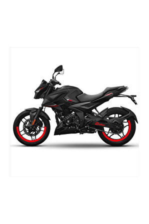 Bajaj Pulsar N250 Yarım Kaplama Jant Sticker Etiket Modeli Kırmızı