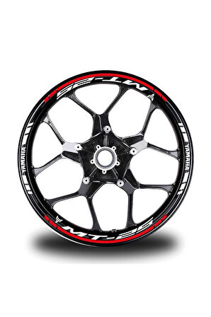 Gri Yamaha R1 Takım Jant Sticker Etiket
