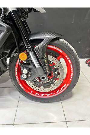 Yamaha MT10 Jant Sticker Etiket Model