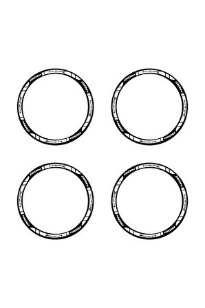 Bajaj Dominar 400 Dış Jant Şeridi Motosiklet Sticker Etiket Modeli