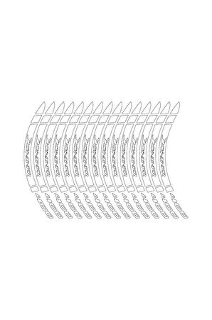 Bajaj Dominar 400 Dış Jant Şeridi Motosiklet Sticker Etiket Modeli