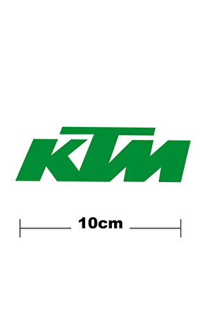 Ktm Logo Yazı Sticker Etiket Tek Renk