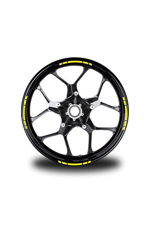 Yazısız Kısa Dış Şerit 16'lı Tek Renk Sticker Modeli