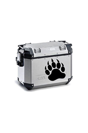 Pençe Desenli Motosiklet Çanta Sticker Etiket Modeli