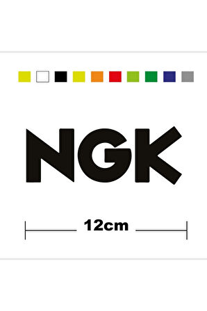 Ngk Sponsor Marka Tek Renk Sticker Etiket