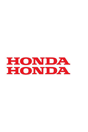 20 cm Honda Yazılı Mini Sticker Etiket Modeli