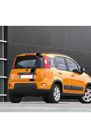 Ön Kaput, Tavan ve Bagaj İki Şerit Çizgi Sticker Etiket Modeli