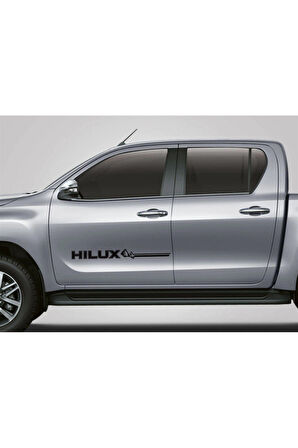 Toyota Hilux Dağ Desenli Sticker Etiket Modeli