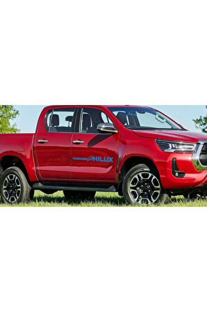 Toyota Hilux Dağ Desenli Sticker Etiket Modeli