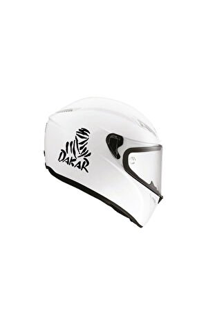 Tek Renk Dakar(dakar Helmet Stickers) Kask Sticker Etiket Modeli