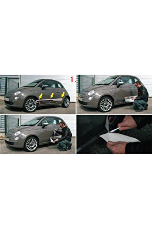 Renault Kangoo Ön Kaput Şerit Sticker Etiket Modeli