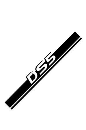 Citroen Ds5 Ön Kaput + Yan Kapı Sticker Etiket Modeli