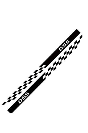 Citroen Ds5 Ön Kaput + Yan Kapı Sticker Etiket Modeli