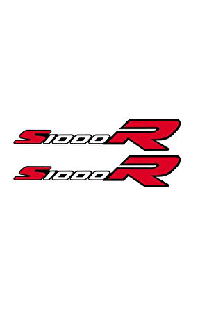 BMW S1000RR Yazılı Sticker Etiket Modeli 2