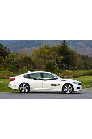 Honda Accord Sedan Yan Kapı Şerit Sticker Etiket Modeli