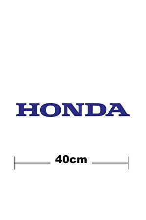 Honda Logo Yazı Sticker Etiket Tek Renk