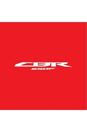 Honda CBR650F Beyaz Yan Grenaj Sticker Etiket Modeli 1 adet