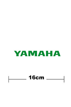 Yamaha Logo Yazı Sticker Etiket Tek Renk