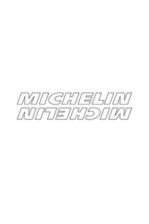 Michelin Mini Sticker Etiket Modeli