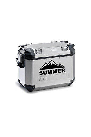 Summer Desenli Motosiklet Çanta Sticker Etiket Modeli