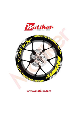 2019-2020 Yamaha Yzf R25 Yeşil- Beyaz Punisher Sticker Etiket F