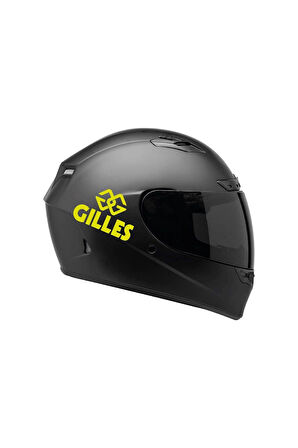 Tek Renk Gilles (gilles Helmet Stickers) Kask Sticker Etiket Modeli