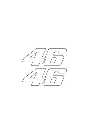 46 Yazılı Mini Sticker Etiket Modeli