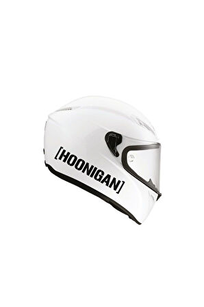 Tek Renk Hoonigan (hoonigan Helmet Stickers) Kask Sticker Etiket Modeli