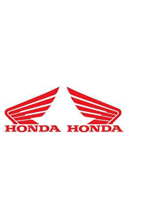 Honda Logolu Mini Sticker Etiket Modeli