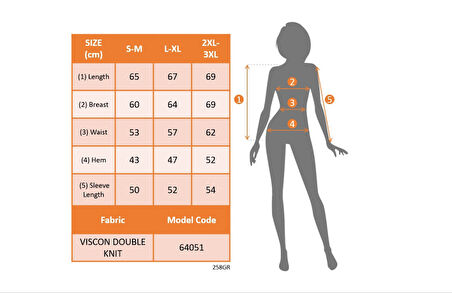 Kadın Uzun Kollu Bisiklet Yaka Geyik Desenli Viskon Iki Iplik Bluz