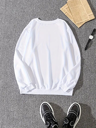 Erkek Uzun Kollu Baskı Detaylı Iki Iplik Sweet