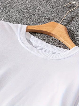 Erkek Uzun Kollu Baskı Detaylı Iki Iplik Sweet