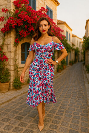 6410 ELBİSE-PEMBE