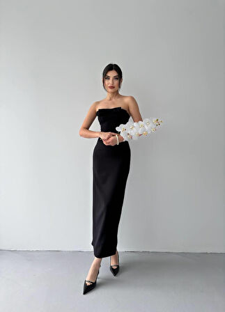 ÖNÜ KURDALELİ KAELM ELBİSE