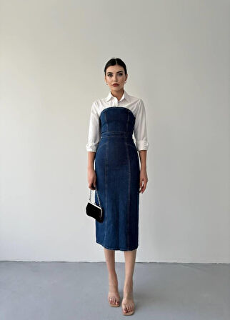 Izer Straplez Elbise