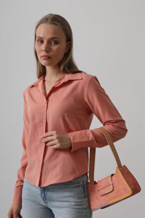 Basic Gömlek - Somon