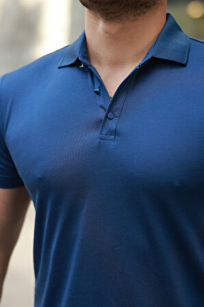 Erkek Yakalı Kısa Kollu Tişört