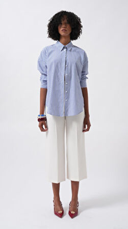 Çizgili Basic Gömlek