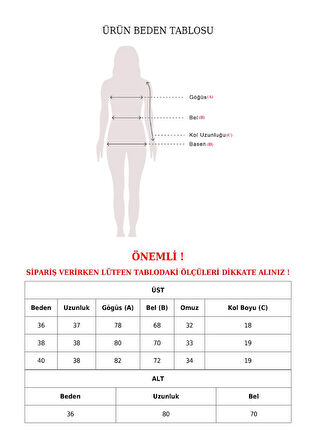 Eteği Yırtmaçlı Sandy Crop Takım -Siyah