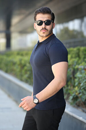 Erkek Kısa Kollu Yakalı Tişört