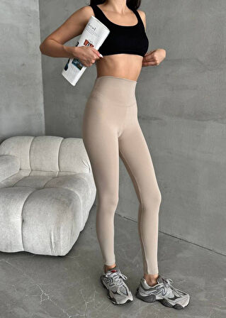 Kadın Yüksel Bel Korse Detay Toparlayıcı Tayt