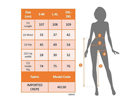 Kadın Yüksek Bel önden Düğmeli Uzun Paçaya Doğru Geniş Ithal Krep Pantolon