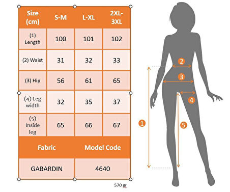 Kadın Yüksek Bel Beli Lastikli Kargo Cep Detaylı Gabardin Pantolon