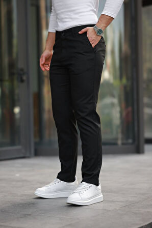 Erkek Rahat Keten Pantolon