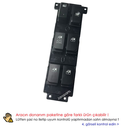 Hyundai Santa Fe Cam Açma Düğmesi Ön Sol 2007-2012 93570-2B100