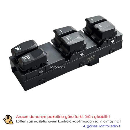 Jaroparts İX35 2010-2014 / Tucson 2010-2015 Cam Açma Düğmesi Ön Sol 93570-2Y2109P